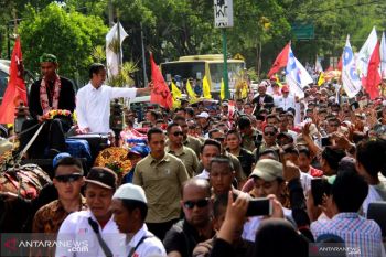 Strategi Capres-Cawapres kampanye akbar perdana