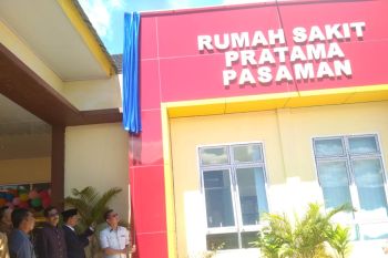 Rumah sakit pratama Padanggelugur Pasaman resmi beroperasi