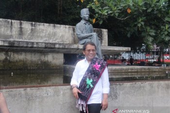 Menkominfo di Taman Pancasila Kota Ende