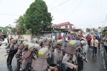 Polres Padang Panjang simulasikan pengamanan pemilu
