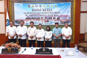 Bupati Lingga paparkan berbagai persoalan di raker kabupaten/kota