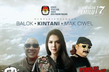KPU Padang Panjang jaring partisipasi pemilih lewat konser musik