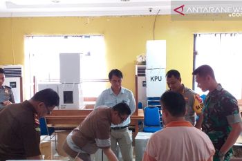Kapolres, Dandim, dan Kajari cek logistik di KPU Minahasa Tenggara