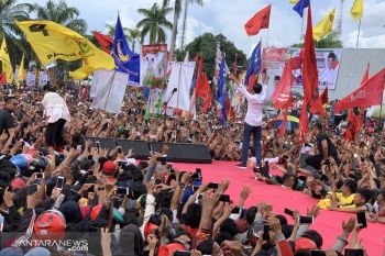 Jokowi target kantongi lebih dari 74 persen suara di Sulbar