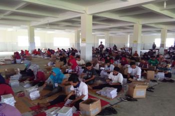 Pelipatan surat suara pilpres di Banyumas ditargetkan tuntas dua hari