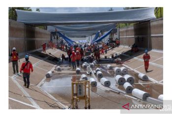 Rehabilitasi kanal bendungan Larona