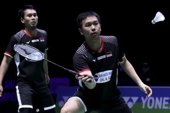 Hendra/Ahsan sukses taklukan ganda Jepang untuk tampil sebagai juara