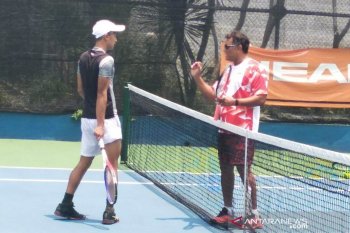 Tim tenis Malaysia berlatih di Indonesia