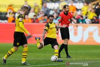 Bekuk Wolfsburg 2-0, Dortmund kembali ke puncak klasemen Liga Jerman
