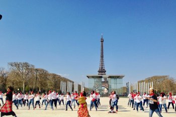 WNI di Paris beri dukungan untuk pasangan jokowi-ma'ruf
