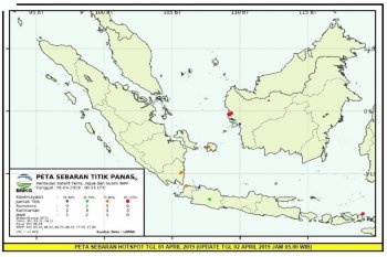 Hotspot di Kaltim capai 7.686 titik