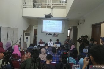 Survei Indikator sebutkan elektabilitas Jokowi dan Prabowo terpaut 18 persen