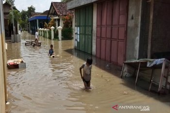 Warga Boyolali gotong royong singkirkan lumpur banjir