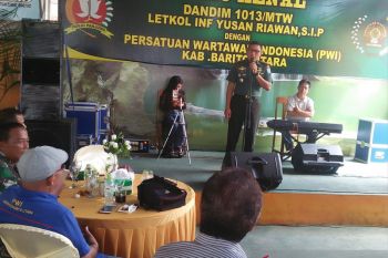 Dandim Muara Teweh ajak wartawan tingkatkan sinergitas