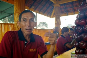 Wisatawan empat negara ritual sembahyang Cheng Beng di Pangkalpinang