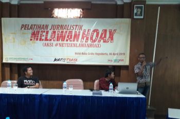 60 penggiat media sosial ikuti pelatihan jurnalistik melawan hoaks