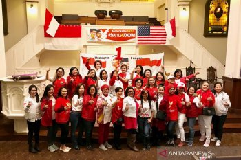 Relawan Jokowi-Ma'ruf gelar acara serentak di delapan kota di Amerika Serikat