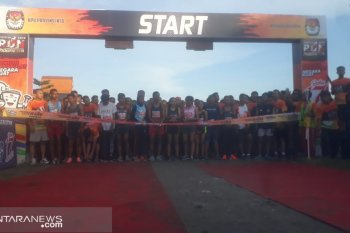 Ribuan peserta ikuti "KPU Run 2019 NTB"