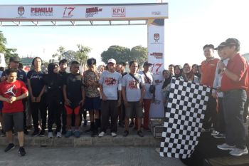 KPU Bandarlampung Gelar "Pemilu Fun Run 2019"