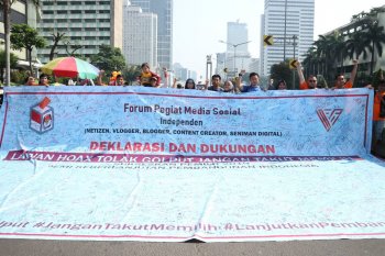 Pegiat Medsos Independen ajak masyarakat tolak Golput, lawan hoaks