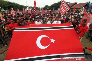Kampanye Partai Aceh di Lhokseumawe