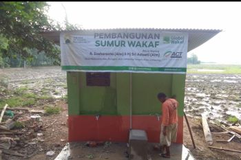 Global Wakaf-ACT Lampung Bangun Sumur Wakaf Bagi Petani