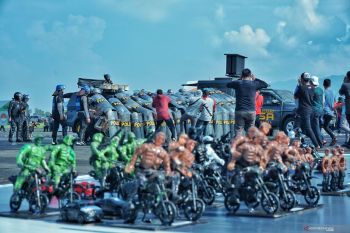 Polda NTB menggelar sispamkota antisipasi gangguan kamtibmas