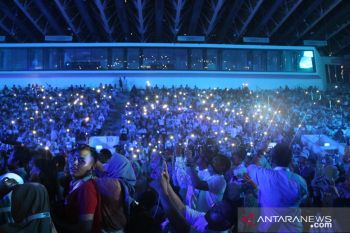 Ribuan milenial penuhi Istora Gelora Bung Karno dukung Sandiaga Uno