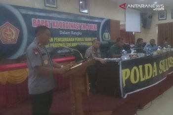 TNI-Polri di Sultra gelar rakor pengamanan Pemilu 2019