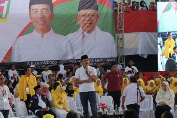 Jokowi mendadak kampaye terbuka di Sukabumi