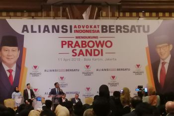 Prabowo apresiasi dukungan Aliansi Advokat Indonesia Bersatu