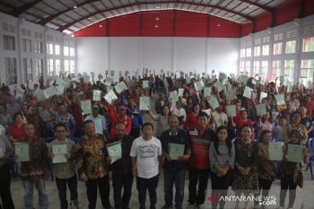 BPN terbitkan 2.345 sertifikat di Minahasa Tenggara