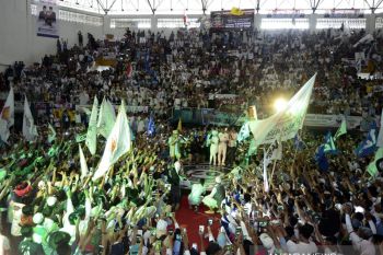 Ribuan warga Lampung hadiri kampanye Sandiaga Uno
