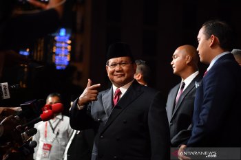 Prabowo Subianto optimistis hadapi debat kelima