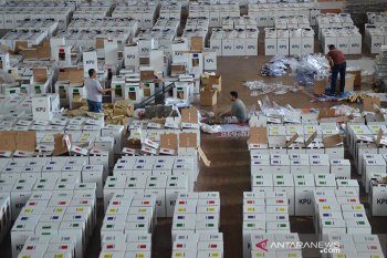 Persiapan akhir distribusi logistik pemilu