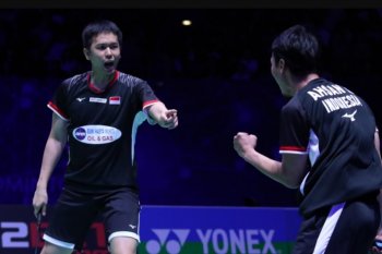 Kendati kalah 2-3 lawan Denmark, Indonesia pastikan juara grup