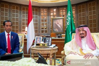 Presiden Jokowi bertemu dengan Raja Salman