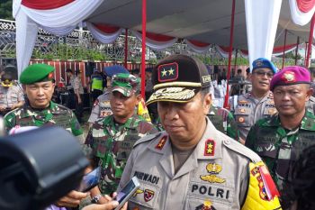 Kapolda  pimpin apel 63.000 personel gabungan Sukseskan Pemilu 2019