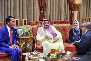 Raja Salman hidangkan secara khusus nasi mandhi untuk Jokowi