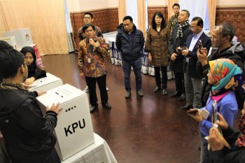 Pelajar Indonesia tempuh 13 jam perjalanan untuk salurkan hak suaranya di Moskow