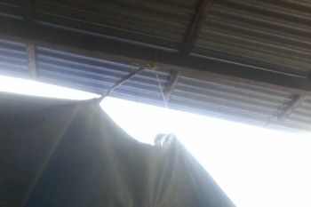 Tenda TPS 02 di Canduang Agam diterjang angin, logistik aman