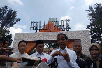 Usai 'nyoblos' mau tidur saja, kata Jokowi