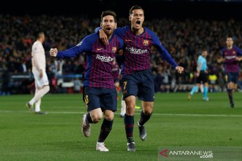 Hajar  MU 3-0, Barcelona ke semifinal Liga Champions