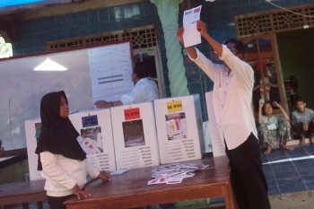 Penghitungan Surat Suara di Lampung Timur