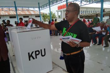 541 narapidana dan tahanan Lapas Abepura Jayapura salurkan hak politik