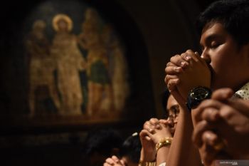 Ibadah Paskah di Katedral Jakarta berjalan lancar