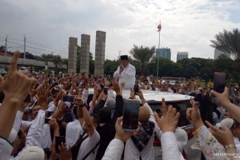 Prabowo shalat Jumat di Masjid Al Azhar