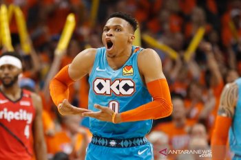 Thunder perkecil ketertinggalan 1-2 usai taklukkan Blazers 120-108