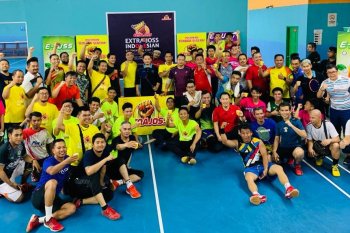 Usai Pilpres, WNI di Kuala Lumpur gelar turnamen bulutangkis