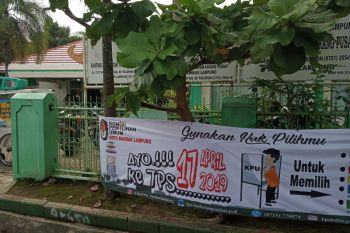 Penghitungan suara Pemilu tingkat PPK di Bandarlampung